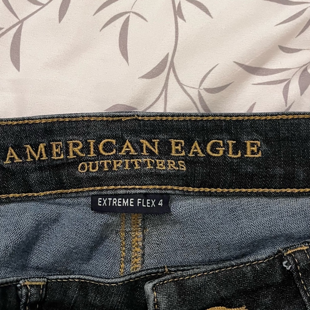 American Eagle Outfitters Dark Extreme Flex Denim Jeans - Picture 4 of 5